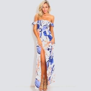 Hello Molly off the shoulder dress NWT